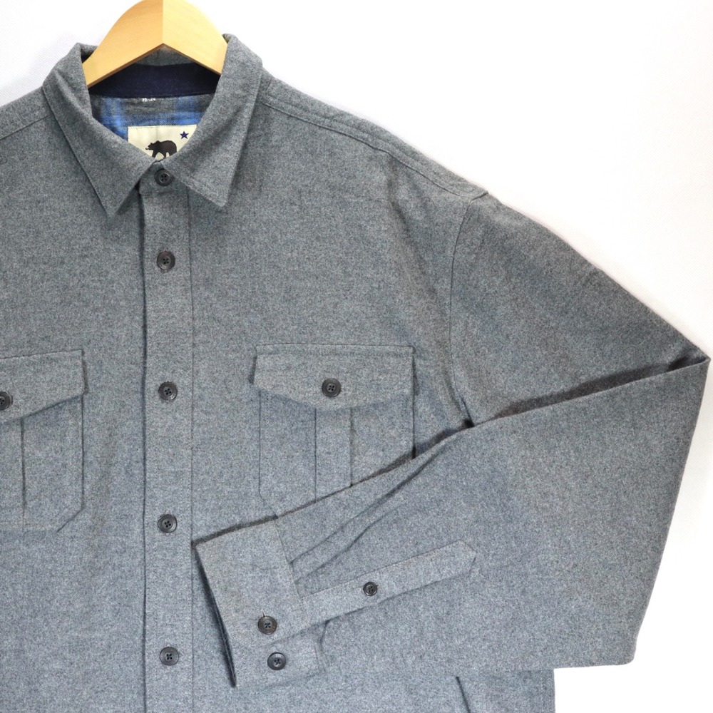 Dakota Grizzly Flannel Shirt Mens XXL NWTShadow Grey Outdoor Heavy Cotton